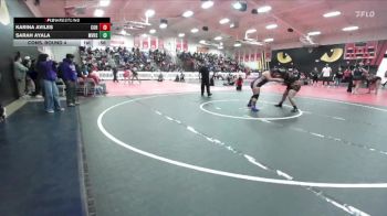 190 lbs Cons. Round 4 - Sarah Ayala, Mountain View vs Karina Aviles, Corona Senior