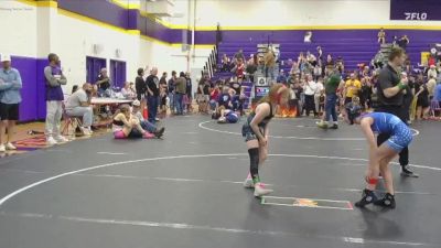80/85 Round 2 - Sophia Miller, Legacy Elite Wrestling vs Addison Coker, KC Elite Training Center