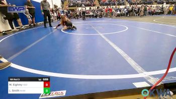61 lbs Rr Rnd 3 - Mackenzie Eighmy, Heat vs Luke Smith, Muskogee Rougher Youth Wrestling