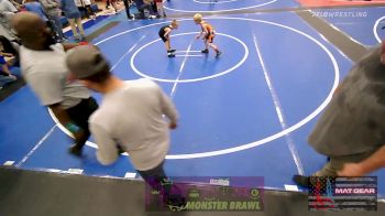 49 lbs Consi Of 8 #2 - Knox Taylor, Clinton Youth Wrestling vs Colton Berg, Hinton Takedown Club