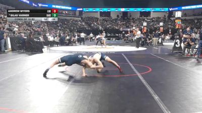 138 lbs Consi Of 16 #2 - Andrew Myers, Liberty (CS) vs Silas Varner, Bakersfield (CS)