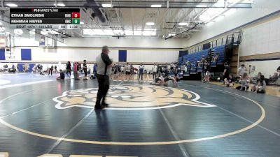 150 lbs Round Of 16 - Ethan Smolinski, Kingpin vs Nehmiah Nieves, DoughBoy WC
