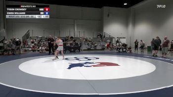 U15 GR - 52 lbs Cons. Round 3 - Tyson Crowsey, Ranger 47 Wrestling Club vs Owen Williams, Bonneville Wrestling Club
