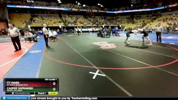 190 Class 1 lbs Cons. Round 2 - Ty Ward, St. Pius X (Kansas City) vs Casper Safranski, North Callaway