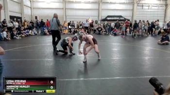 120 lbs Round 1 (4 Team) - Lydia Stevens, Metro All Stars vs Harmoni Hunley, Bad Bass