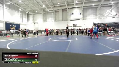 Cons. Round 3 - Ricky Sindoni, Club Not Listed vs Tristan Hoyt, Franklinville Wrestling Club