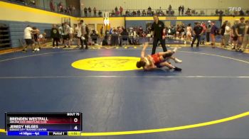 106 lbs Quarterfinal - Brenden Westfall, Abilene Kids Wrestling Club vs Jeredy Nilges, Kansas City Training Center