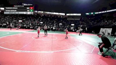 75 lbs Quarterfinal - Parker Stroh, NWW2 vs Ryan Gahler, OAK3