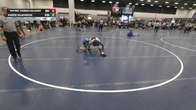 113 lbs Cons. Sub-semis - Kaden Haakinson, Berge Elite Wrestling Academy vs Khy'ree Thomas-Calloway, MWC Wrestling Academy