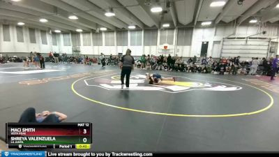 100 lbs Cons. Round 4 - Maci Smith, Vista Peak vs Shreya Valenzuela, La Junta