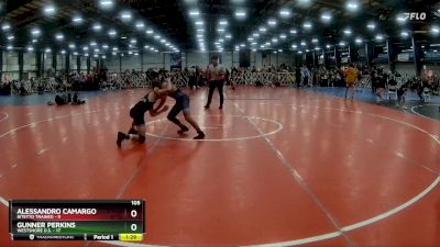 105 lbs Rd# 7- 10:45am Saturday Final Pool - Alessandro Camargo, Bitetto Trained vs Gunner Perkins, Westshore D.S.