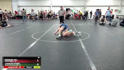 115 lbs Round 2 (8 Team) - Howard Hill, Terps Xtreme vs Connor Myers, Black Fox Wrestling