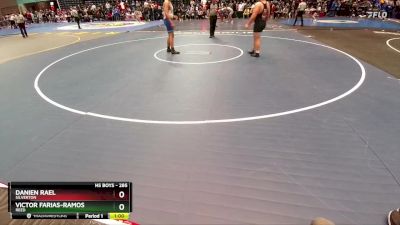 285 lbs Cons. Round 1 - Victor Farias-Ramos, Reed vs Danien Rael, Silverton