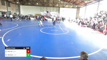 46 lbs Quarterfinal - Quinn Horne, Springdale Youth Wrestling Club vs Norah Winkle, R.A.W.