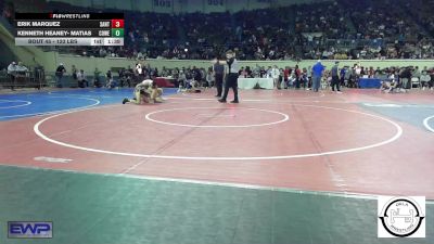 123 lbs Round Of 64 - Erik Marquez, Santa Fe South vs Kenneth Heaney- Matias, Coweta