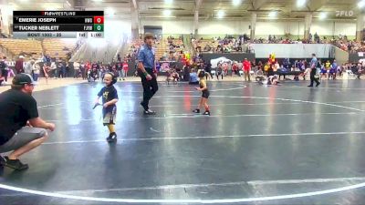 35 lbs Champ. Round 1 - Emerie Joseph, Hilltopper Wrestling Club vs Tucker Neblett, Fairview Jackets Youth Wrestling