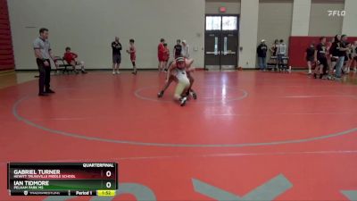 147 lbs Quarterfinal - Ian Tidmore, Pelham Park MS vs Gabriel Turner, Hewitt Trussville Middle School