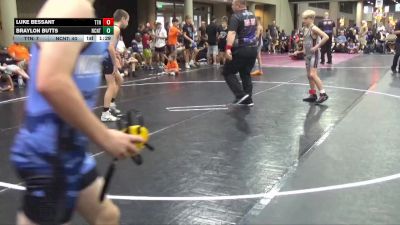 95 lbs Round 4 (6 Team) - Luke Bessant, Team TN vs Braylon Butts, NC National Team Gold