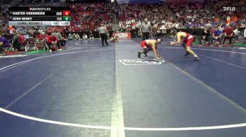 1A-150 lbs Cons. Round 2 - Josh Winey, Earlham vs Karter Obermeier, Audubon