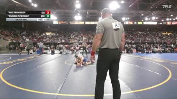 6A 98 lbs Semifinal - Ryder Zickgraf, Meridian vs Micah Miller, Coeur D Alene