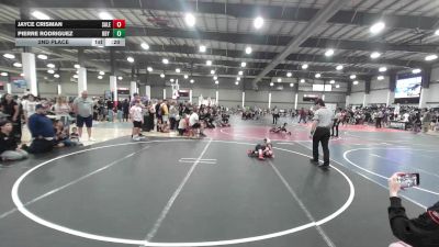 40 lbs 2nd Place - Jayce Crisman, Salem Elite Mat Club vs Pierre Rodriguez, Rby Wc