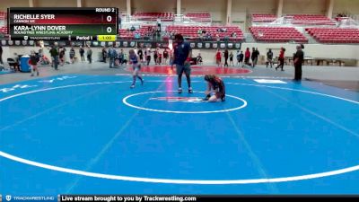 101-106 lbs Round 2 - Kara-Lynn Dover, Roundtree Wrestling Academy vs Richelle Syer, Cannon WC