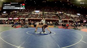 G - 135 lbs Champ. Round 1 - MacKayla Dewitt, Sidney / Fairview Girls vs Ava James, Flathead (Kalispell) Girls