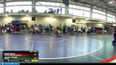 149 lbs Cons. Round 3 - Gage Peltz, Midwest Xtreme Wrestling vs Brody Young, Indiana