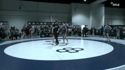 57 kg Champ. Rd Of 32 - Rose Kaplan, Warrior Regional Training Center vs Sara Vela, Menlo Wrestling Club