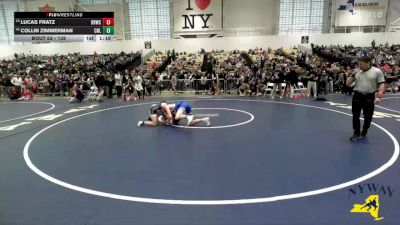 138 lbs Champ. Round 1 - Lucas Fratz, Deep Roots Wrestling Club vs Collin Zimmerman, Club Not Listed