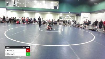 90 lbs Consi Of 4 - Lincoln Haines, PA vs Silas Stanley, GA