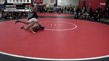 144 lbs 5th Place Match - Taylan Miller, Mediapolis vs Jared Sutton, PCM, Monroe