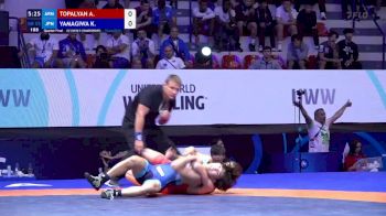 55 kg 1/4 Final - Arayik Topalyan, Armenia vs Kohei Yamagiwa, Japan