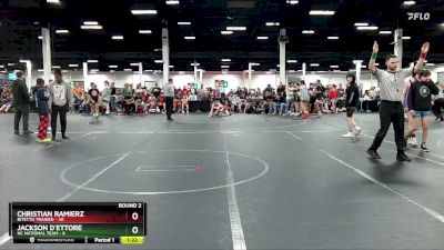 105 lbs Round 2 (8 Team) - Christian Ramierz, Bitetto Trained vs Jackson D`Ettore, NC National Team