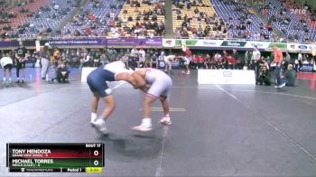 141 lbs Semis & 3rd Wb (16 Team) - Tony Mendoza, Grand View (Iowa) vs Michael Torres, Menlo (Calif.)