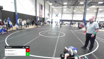 53 lbs Rr Rnd 2 - Makayela Sawyer, Mat Demon WC vs Alijah Robinette, Institute Of Combat