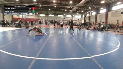 150 lbs Round 3 (8 Team) - Lucas Jones, Launch Wrestling Academy vs Kane Kline, Steller 1