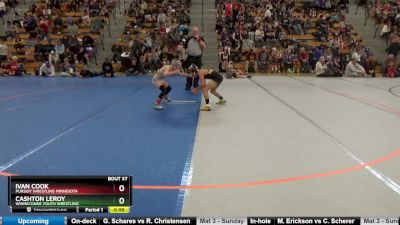 75 lbs Cons. Round 2 - Cashton LeRoy, Winneconne Youth Wrestling vs Ivan Cook, Pursuit Wrestling Minnesota