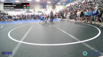 74 lbs Rr Rnd 1 - Mackinley Wolf, Wolfpak Wrestling vs Willow Anno, Locust Grove Youth Wrestling