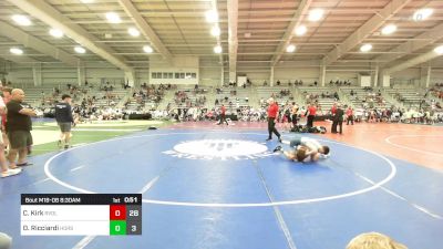 112 lbs Round Of 16 - Caleb Kirk, Revival Pink vs Dante Ricciardi, Iron Horse Wrestling Club