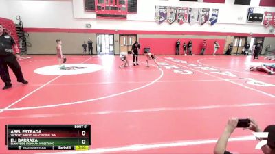 74 lbs Round 2 - Abel Estrada, Victory Wrestling-Central WA vs Eli Barraza, Sunnyside Ironman Wrestling