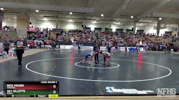 AA 106 lbs Cons. Round 2 - Nick Moore, Houston vs Sky Gillette, Karns