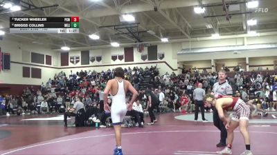 165 lbs Semifinal - Briggs Collins, West Liberty vs Tucker Wheeler, PCM, Monroe