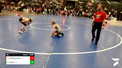 82 lbs 5th Place Match - Camden DeWispelare, NWTC vs Carson Foote, Midwest Destroyers Wrestling