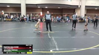 55 lbs Champ. Round 1 - Paxton Holcombe, Carolina Reapers vs Brayden Ferman, Team Palmetto