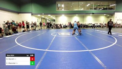 190 lbs Round Of 32 - Brokton Borelli, CA vs Chett Mannier, OH