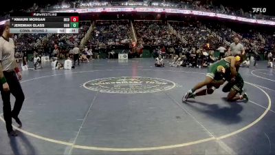 4A 215 lbs Cons. Round 3 - Jeremiah Glass, Cardinal Gibbons vs Kmauri Morgan, Richmond County