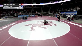 120 lbs 3rd Place Match - Madalyn Hill, Shenendehowa vs Breyana Montalvo, Amsterdam