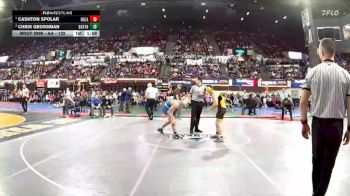 AA - 132 lbs Semifinal - Cashton Spolar, Helena Capital vs Chris Grossman, Billings Skyview