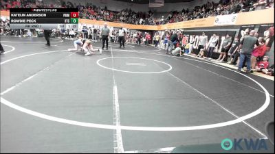 117 lbs Rr Rnd 1 - Katelin Anderson, Prime Wrestling vs Rowdie Peck, Hinton Takedown Club